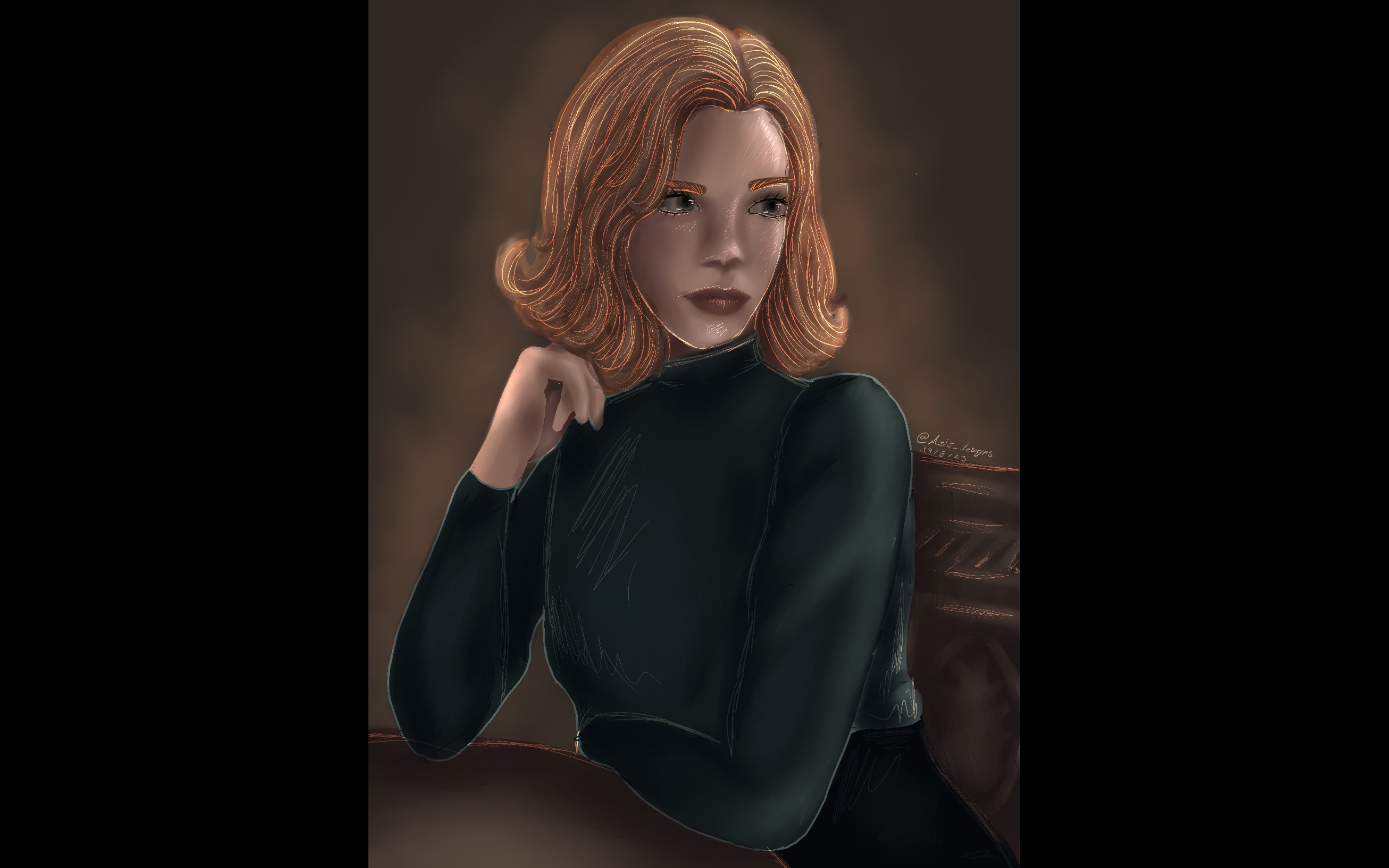 Beth Harmon from queen's gambit by AziJDesigns on DeviantArt