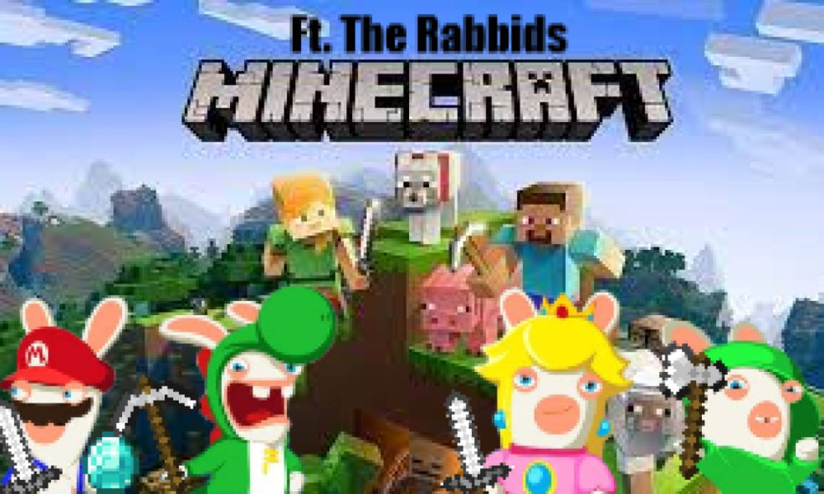 Minecraft Rabbi MINECRAFT ft. THE RABBIDS by sneakyfox27 on DeviantArt