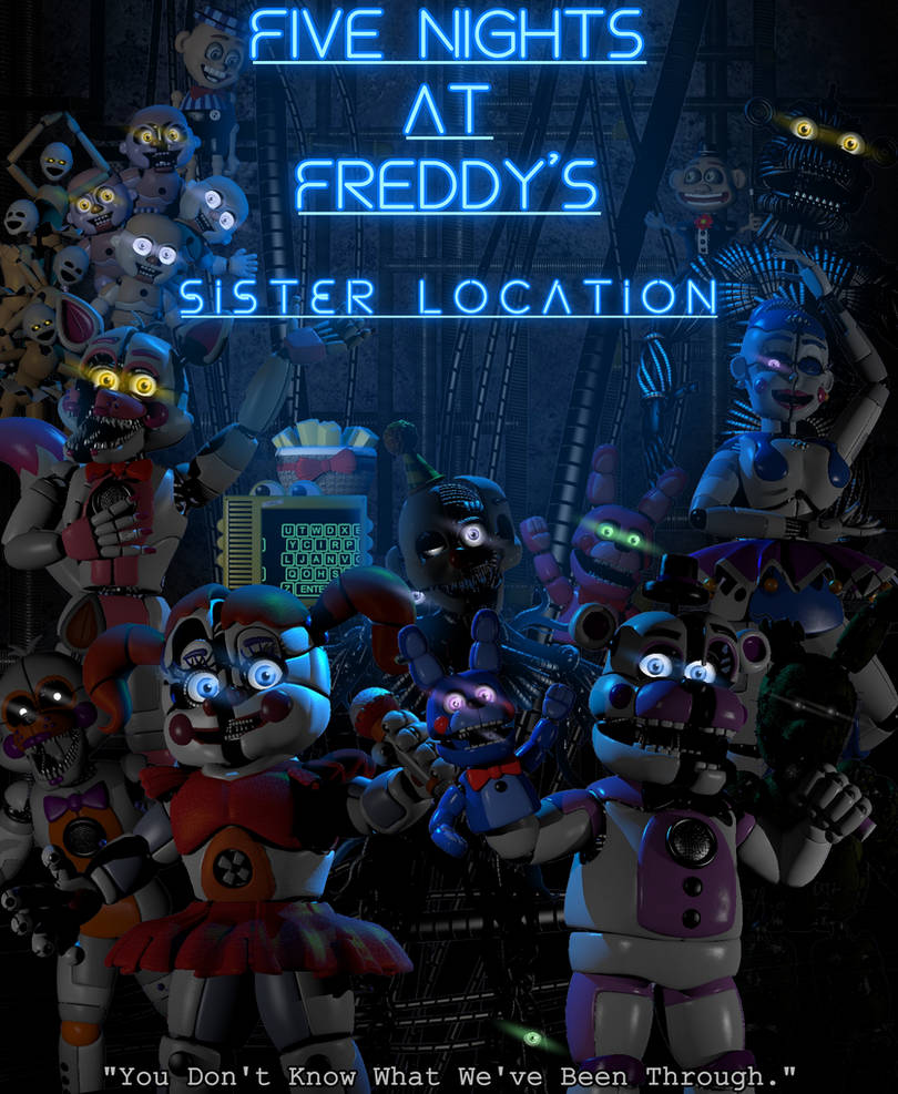 Five Nights At Freddy's Security Breach Poster by SirBlueStudios