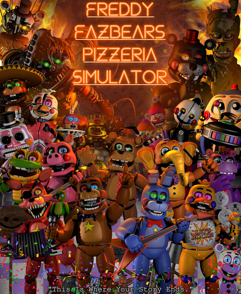 Freddy Fazbear's Pizzeria Simulator by SirBlueStudios on DeviantArt