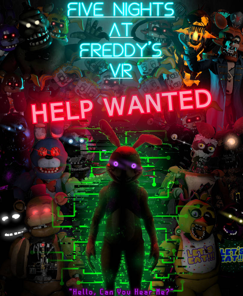 FNaF VR: Help Wanted Poster! (SFM/Edit) by CyberusSpringer03 on DeviantArt