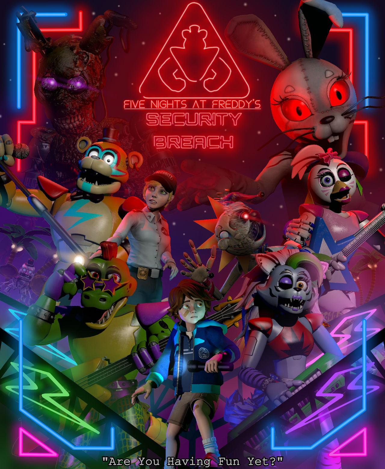 Five Nights At Freddy's Security Breach by SirBlueStudios on DeviantArt