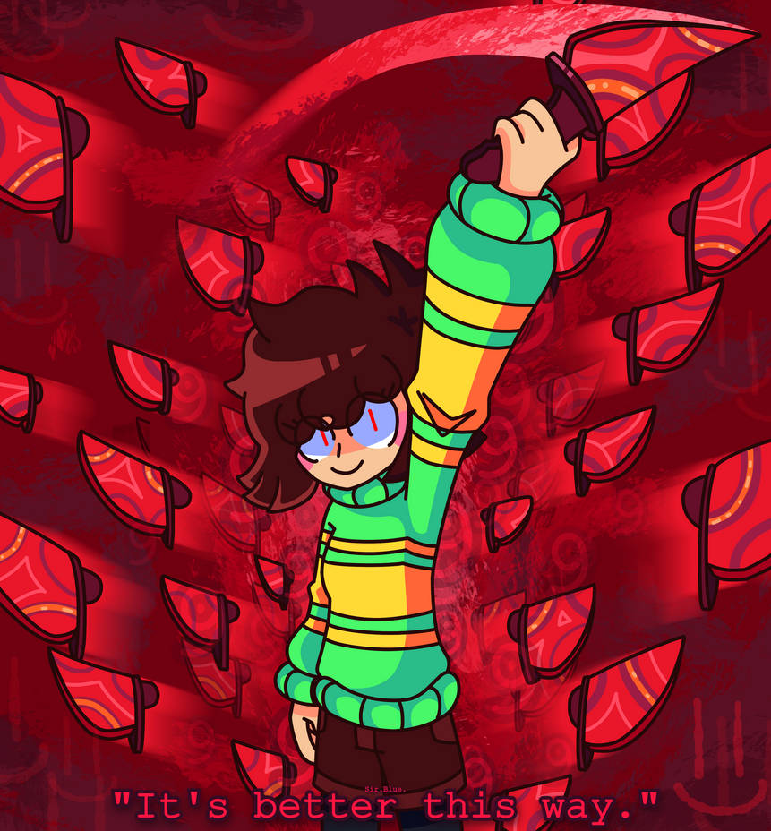 Chara Dreemurr + Bonus Loox by SirBlueStudios on DeviantArt