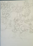 'Cover for a Non-existent Video Game' - Sketch by XeviousGreenII