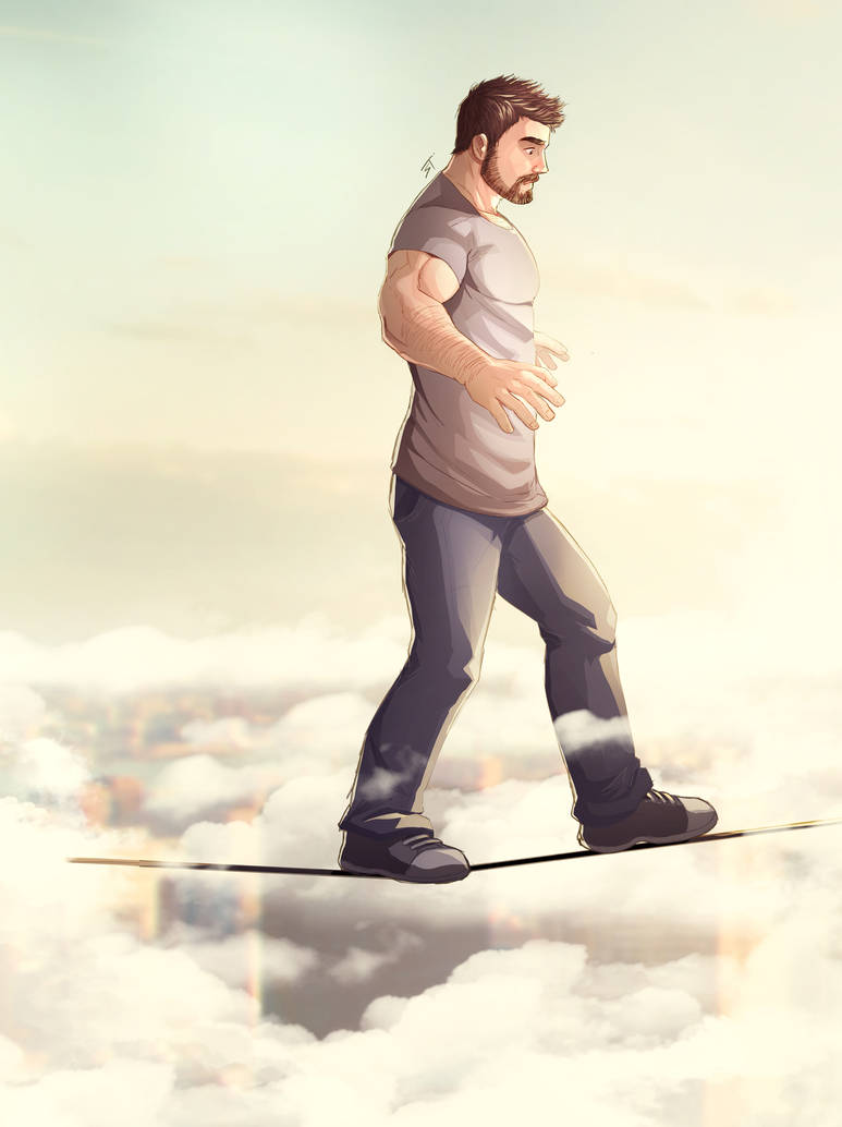 Character Using A Wire Man On a Wire by JO-JIART on DeviantArt