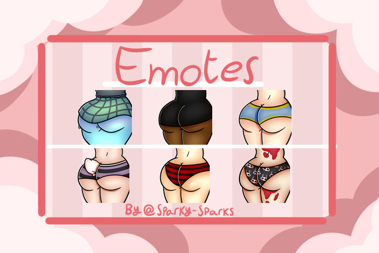 Butt Emotes (6 Pack)