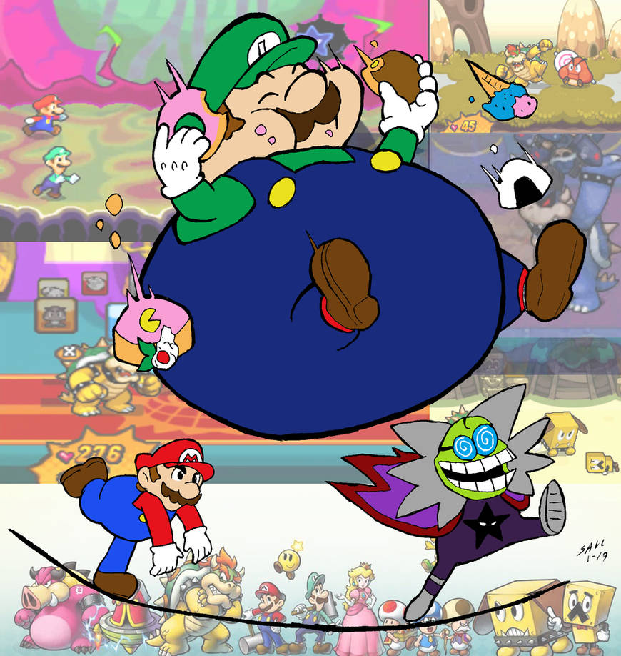 Mario And Luigi Bowser's Inside Story by Graphitodudesaul on DeviantArt