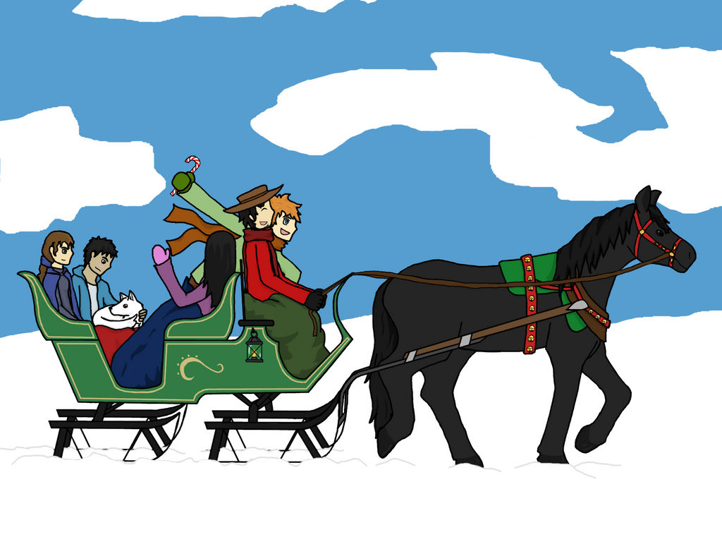 Secret Santa Riding Sleigh Ride (Secret Santa) by LionsRoar787 on DeviantArt