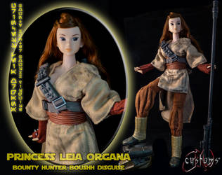 Princess Leia Organa Bounty Hunter Boushh Disguise