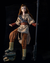 Leia Bounty Hunter Boushh Custom Doll Slideshow