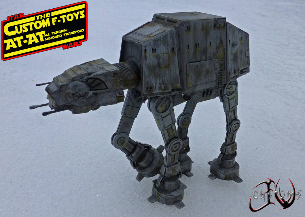 F-Toys AT-AT Custom by JVCustoms by jvcustoms on DeviantArt
