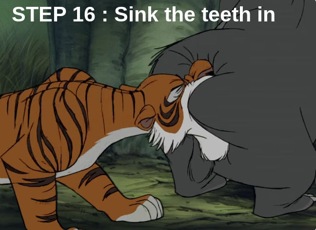 Shere Khan tacticts against Baloo : step 16 by Skinner25 on DeviantArt