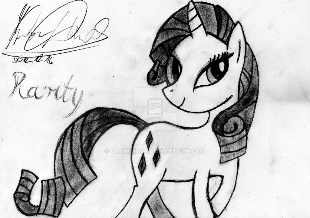 Deviantart Rarity Pony Rarity My little pony by Danikika94 on DeviantArt