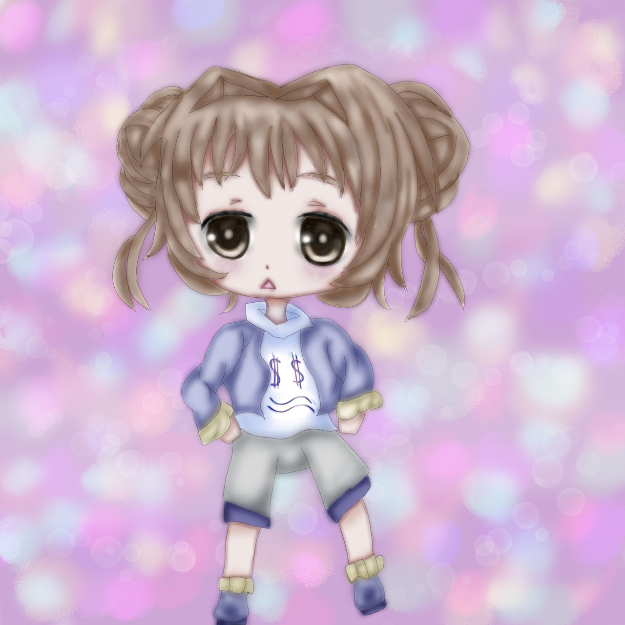 Chibi Computer Oc Chibi OC by WishingStarArt on DeviantArt