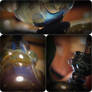 Bubble Steam Roll Collage