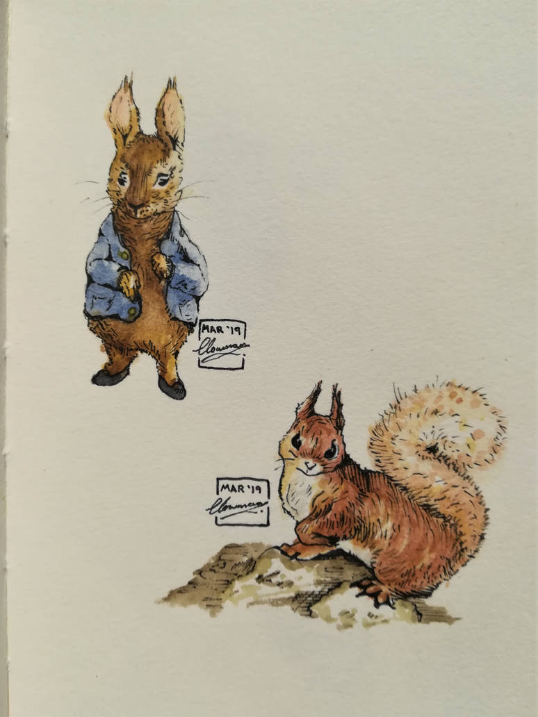 Peter Rabbit and Squirrel Nutkin by ELowman235 on DeviantArt