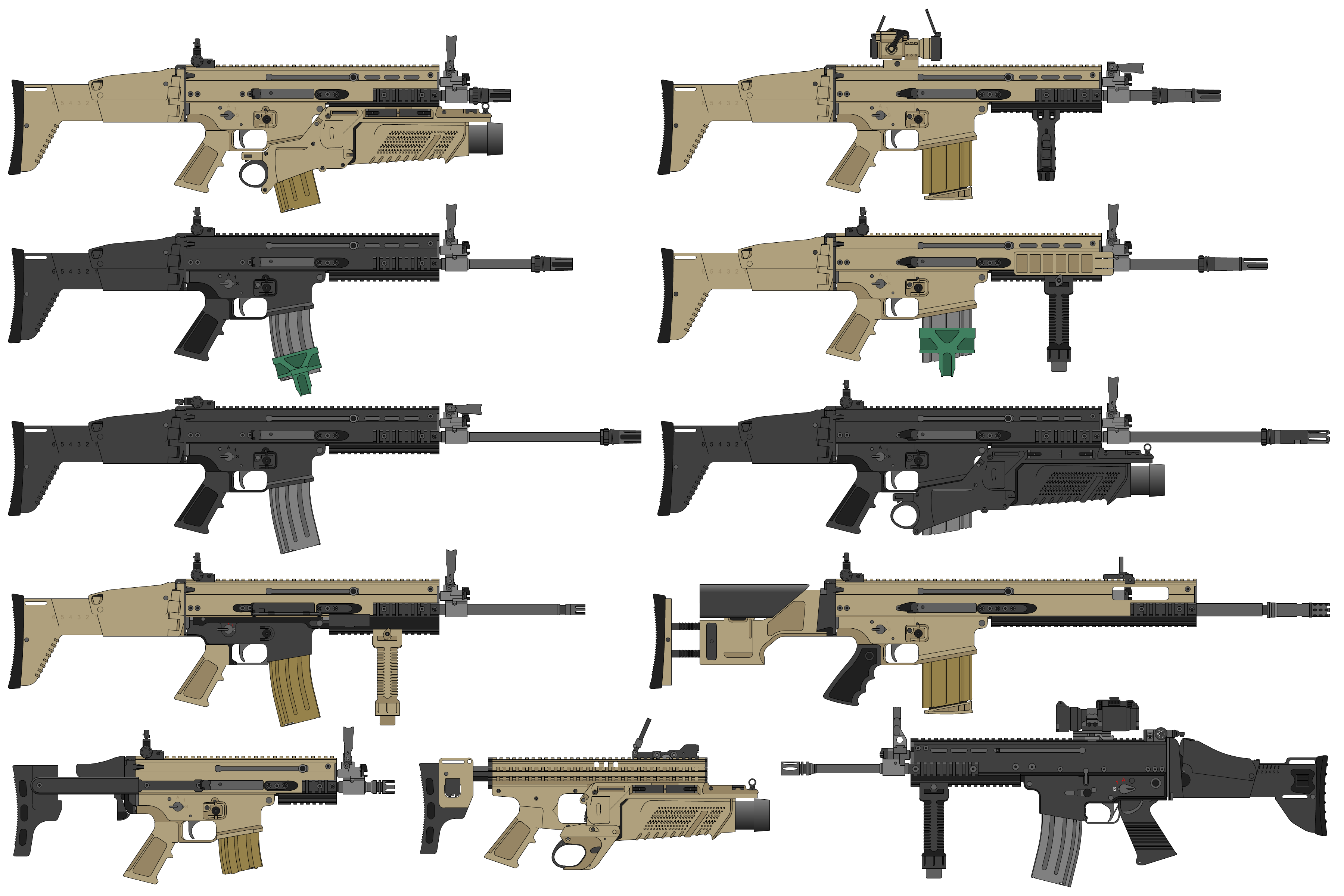 The SCAR family by DeeVeeCee on DeviantArt