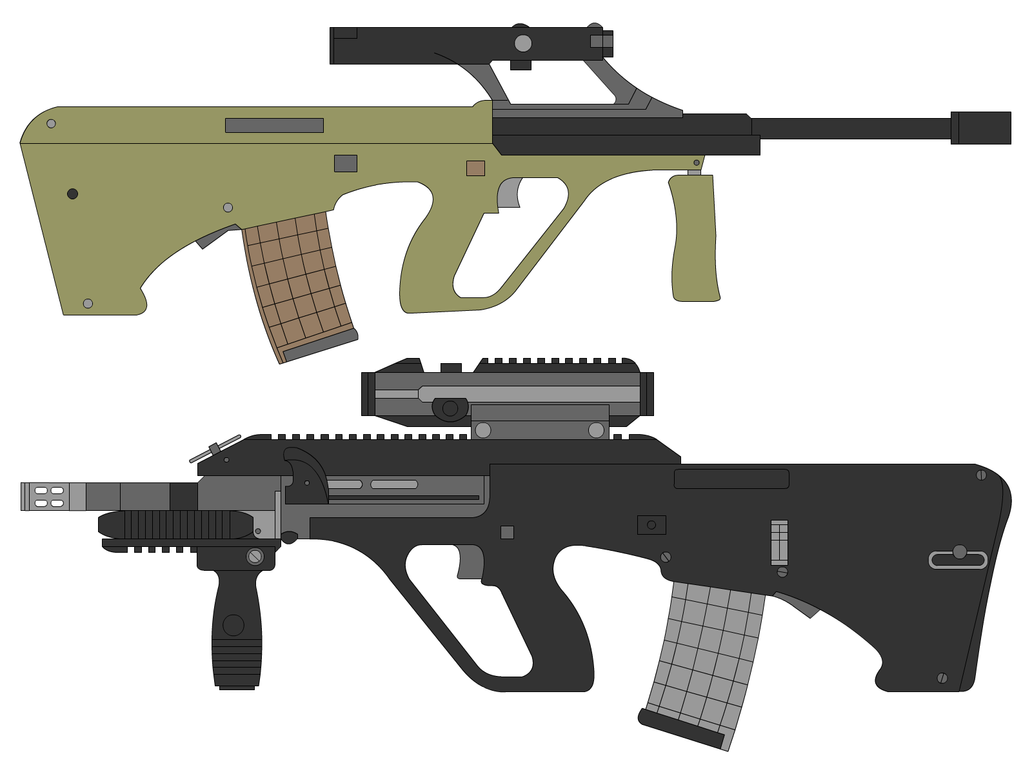 Steyr AUG by DeeVeeCee on DeviantArt