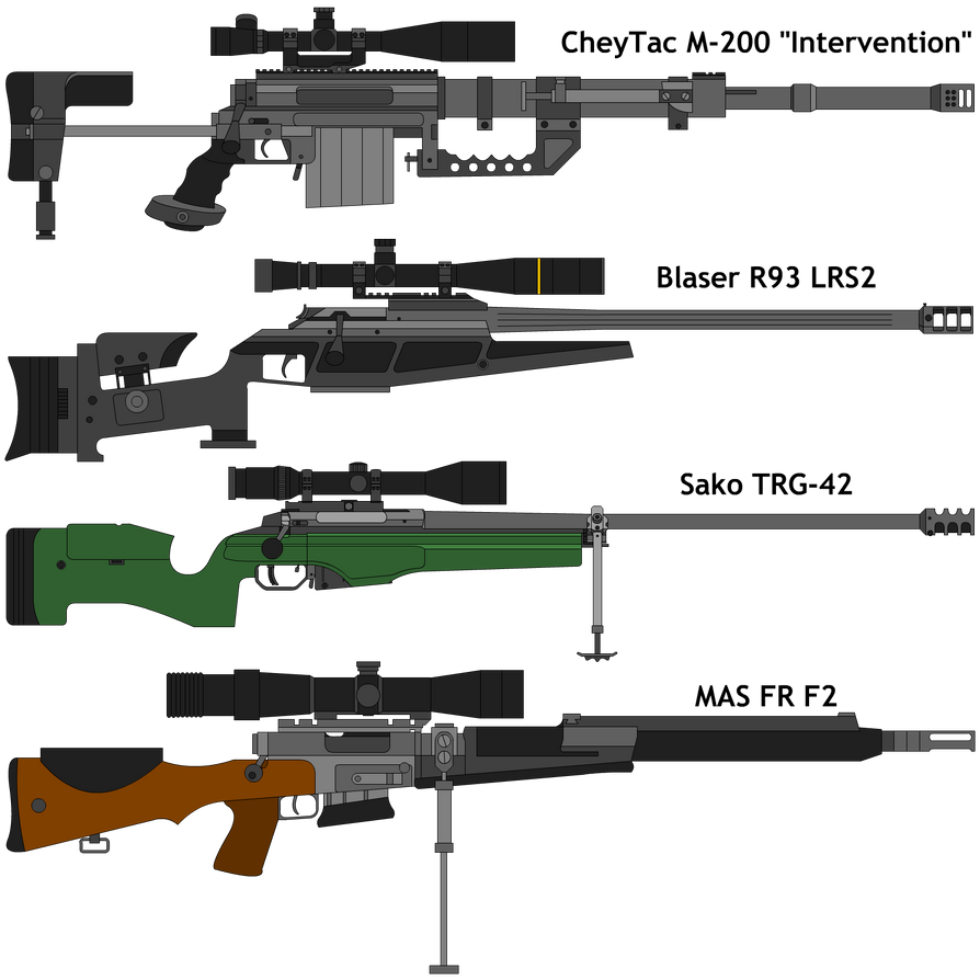 Some Bolt Action Sniper Rifles By Deeveecee On Deviantart Some Bolt Action Sniper Rifles By Deeveecee On Deviantart