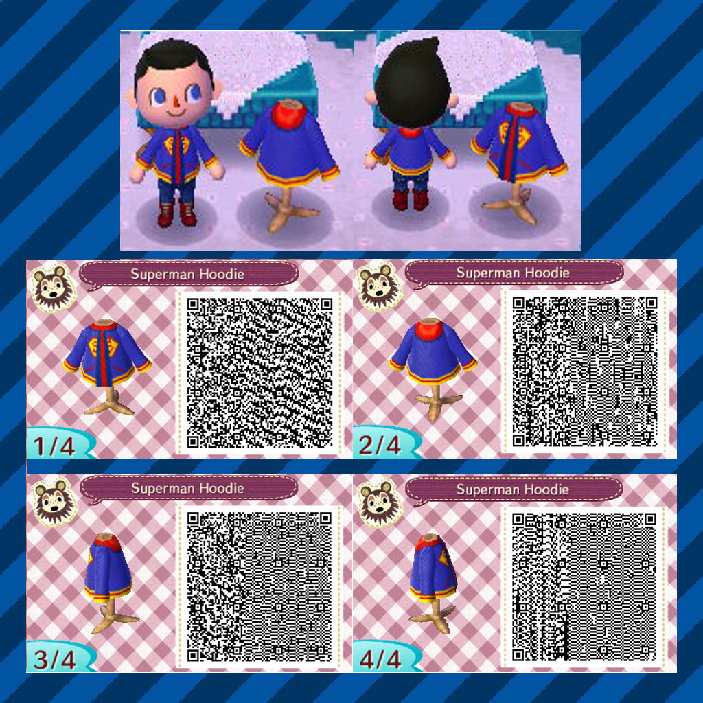 AC:NL QR Code | Superman Jacket by enteh on DeviantArt