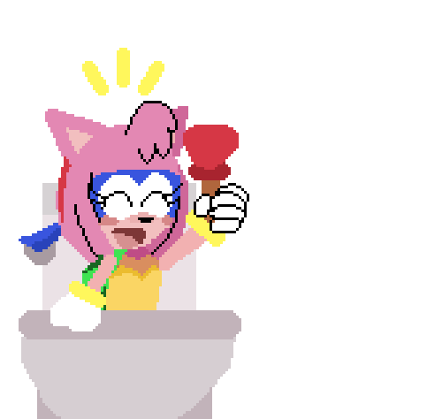 Amy Rose - Sonic Advance Ending by cheril59 on DeviantArt