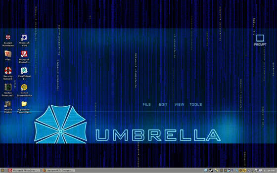 My Current Umbrella Desktop