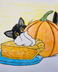 Drawtober Day 5 - Pumpkin Pie