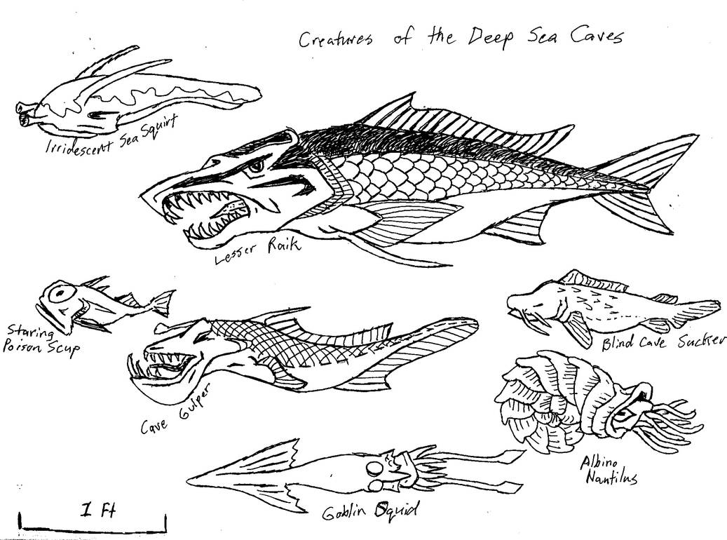 Fictional Fish Fantasy Fish by The-Darkwolf on DeviantArt
