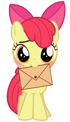 Apple Bloom has a crush on you!