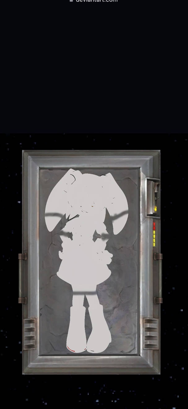 Vanilla the rabbit frozen in carbonite by matthew200432 on DeviantArt