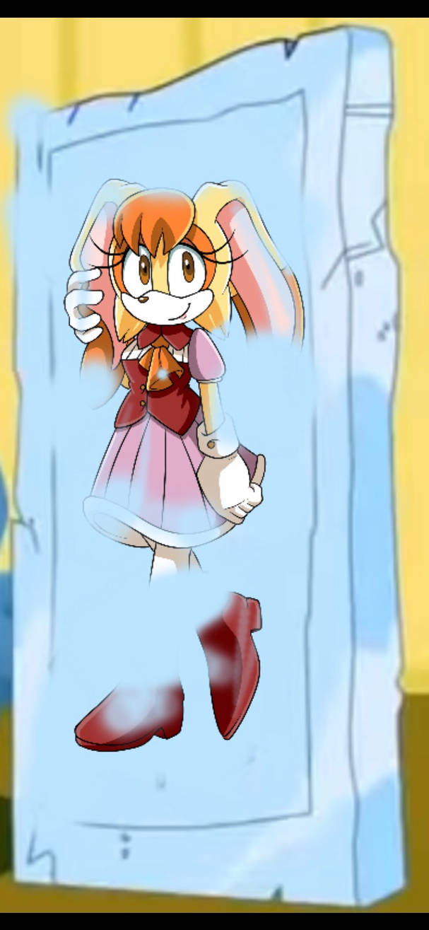 Vanilla the rabbit frozen solid by matthew200432 on DeviantArt