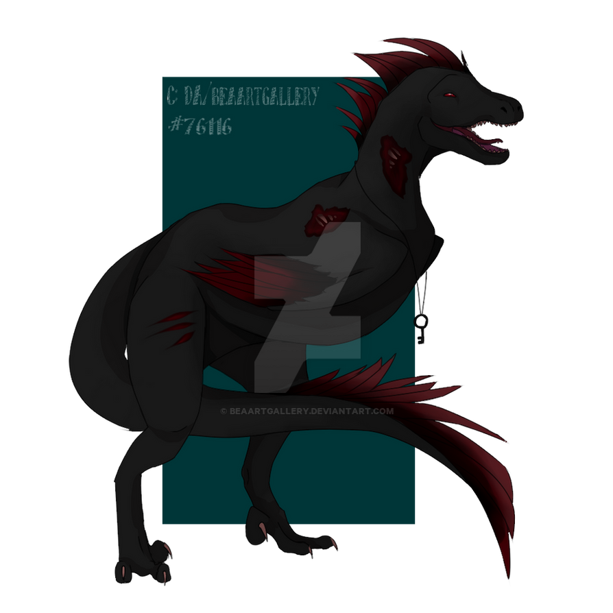Blood Raptor Deviantart Velociraptor by BeaArtGallery on DeviantArt