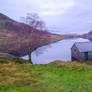 Boathouse at dawn