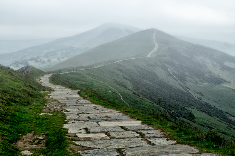 Mam Tor in the mist