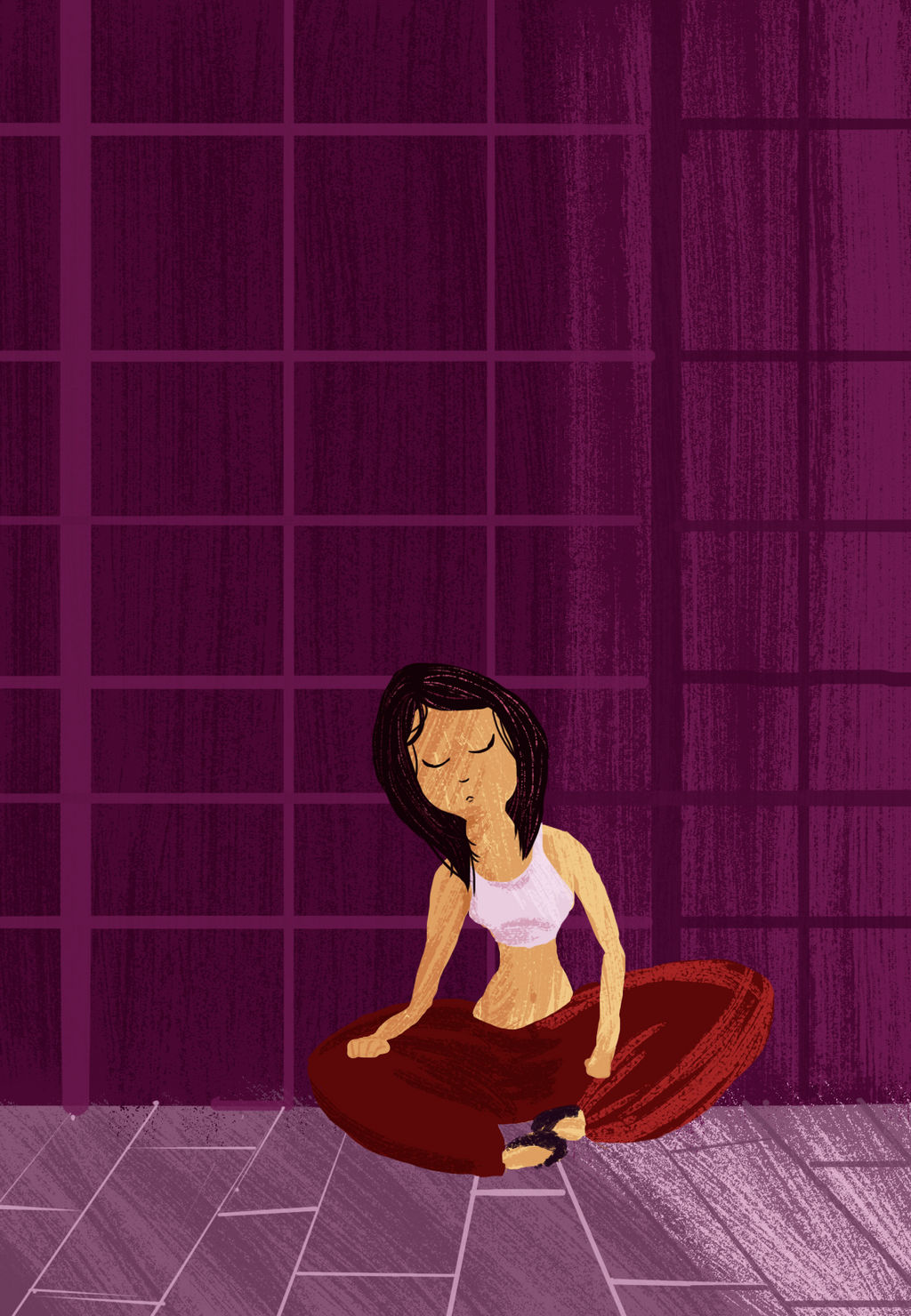 Sleepy ninja by Lunaoverthecow