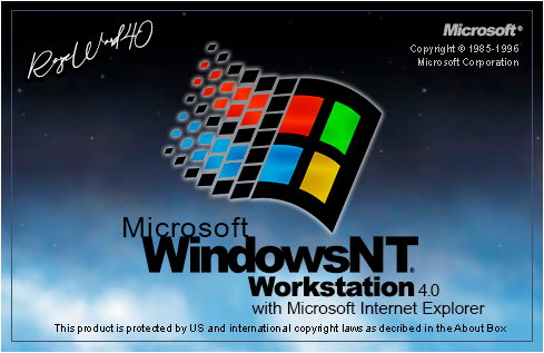 Windows Nt Splash Windows NT Workstation 4.0 Banner (REMASTERED) by RozeWard40 on DeviantArt