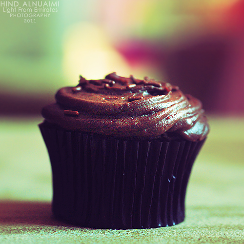 Chocolate cupcake. ..