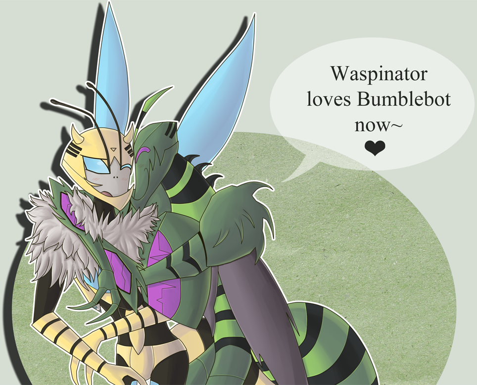 AT- Waspinator loves Bumblebot