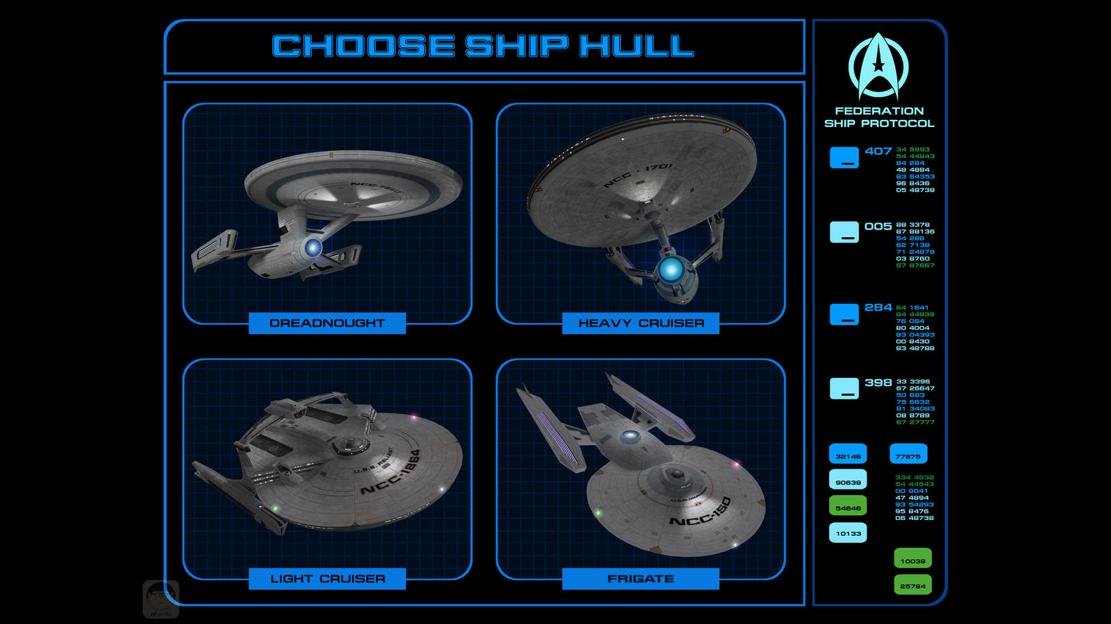 Starfleet Command - Federation Ship Selection by AL-Proto on DeviantArt
