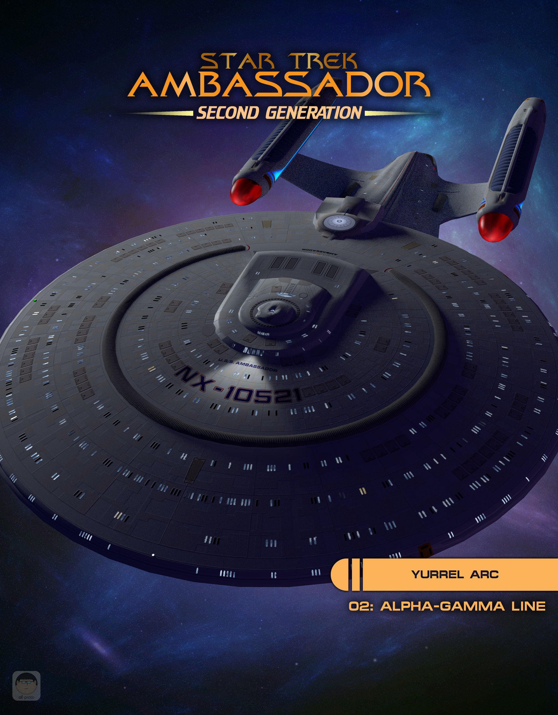 Star Trek Ambassador - Alpha-Gamma Line by AL-Proto on DeviantArt