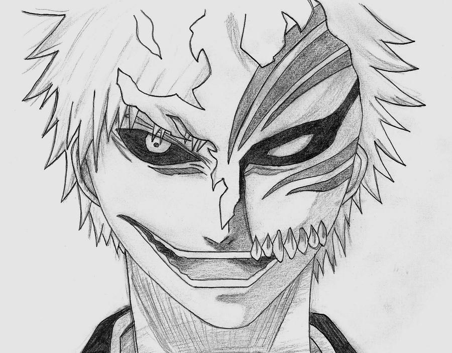 Bleach Ichigo Hollow Drawings.