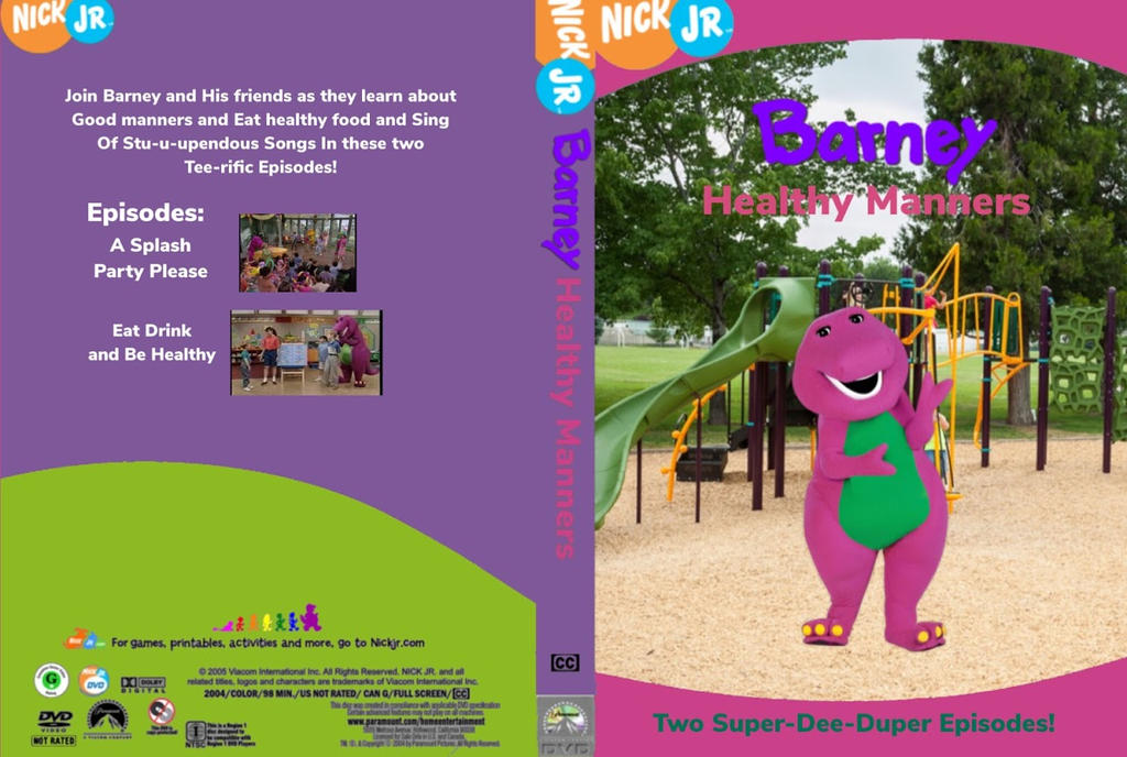 Barney S Healthy Manners Nick Jr Dvd Cover Fake By Bislovebislife On Deviantart Barney S Healthy Manners Nick Jr Dvd Cover Fake By Bislovebislife On Deviantart