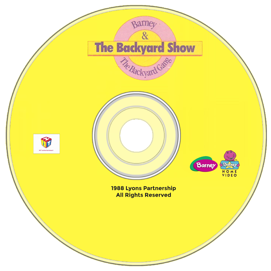 Barney The Backyard Show 1988 Dvd Disc By Bislovebislife On