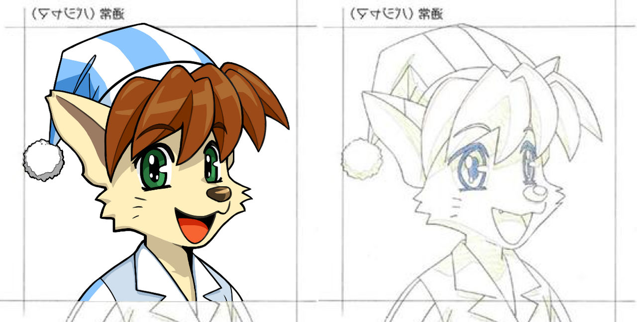 Waffle Ryebread PYJAMAS comparison by Foxero18 on DeviantArt