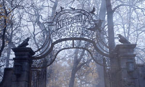 Nevermore gates from Wednesday (series) 