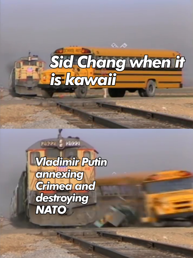 my train hitting school bus meme #2 by Randomuser2040 on DeviantArt
