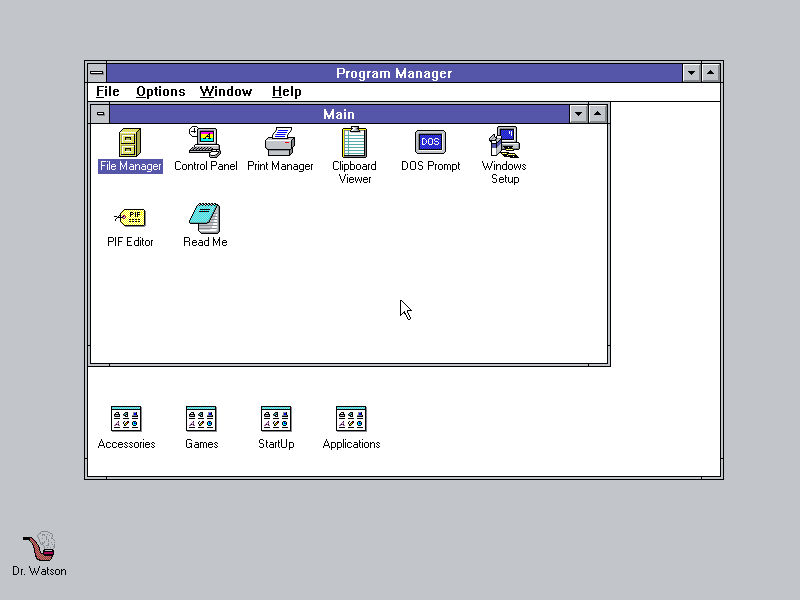 Windows 3.1 build 34f by Randomuser2040 on DeviantArt