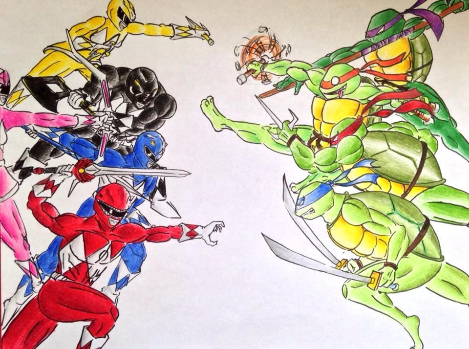 Power Rangers VS TMNT by CrazyMumbo on DeviantArt