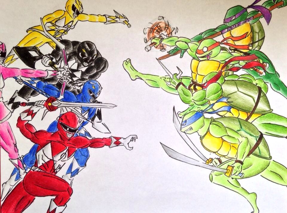 Power Rangers VS TMNT by CrazyMumbo on DeviantArt