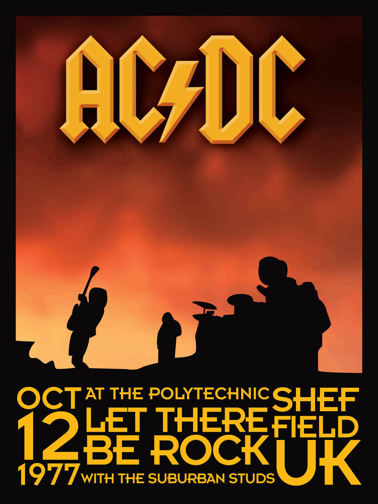 acdc gig poster by lotus87 on DeviantArt